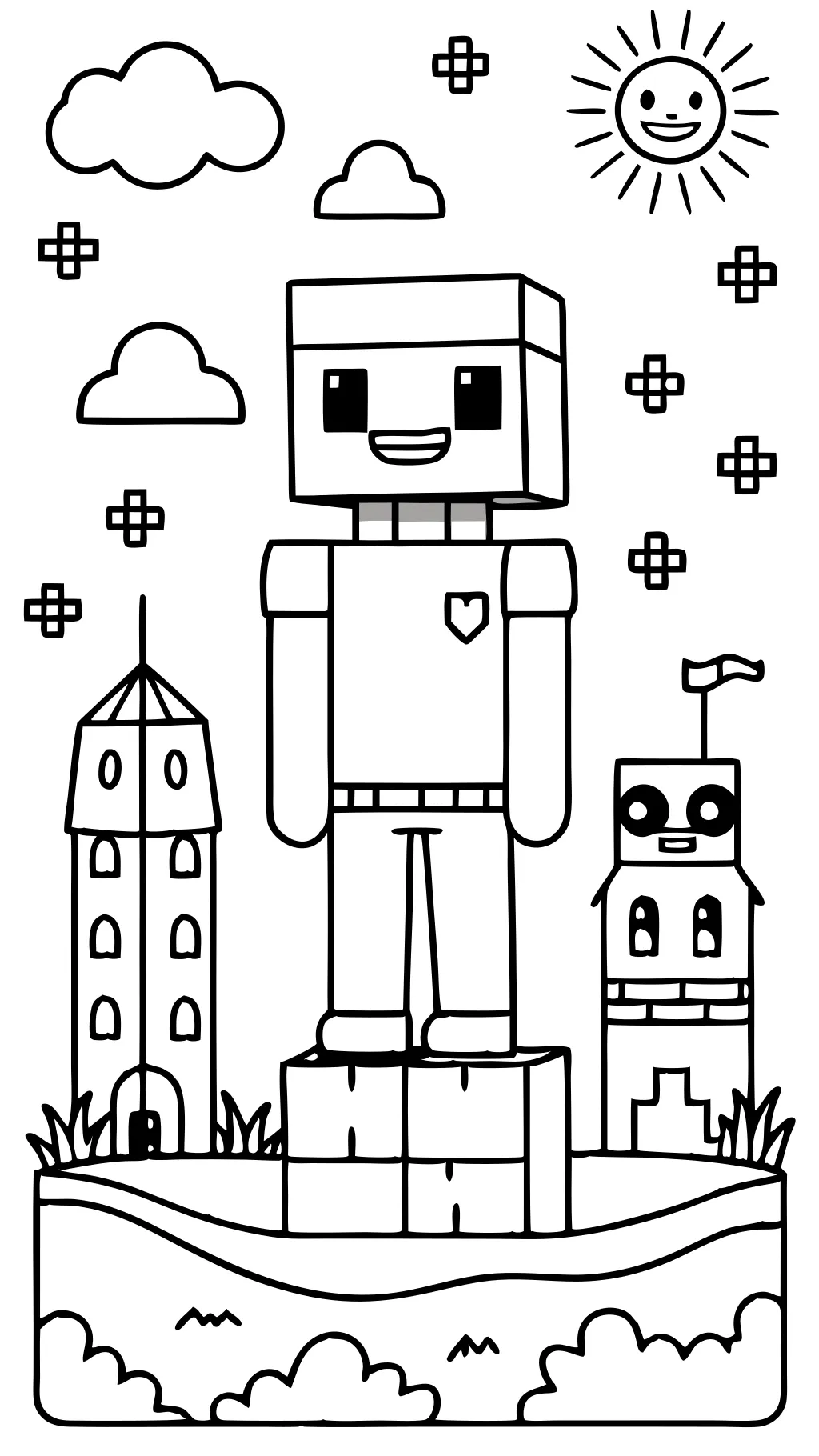 coloriages minecraft imprimables